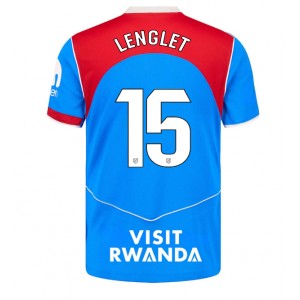 Fotbalové Dres Atletico Madrid Clement Lenglet #15 Třetí Oblečení 2025-26 Krátký Rukáv